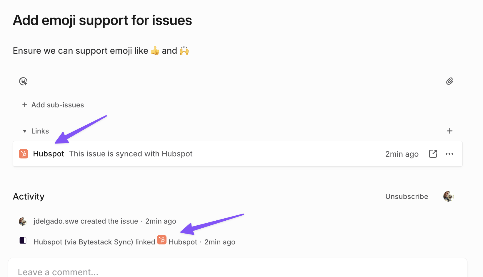 Hubspot Ticket Attachment